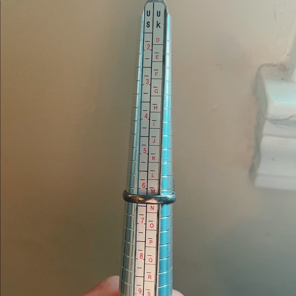 Pink Rhodonite (I believe) metal-sterling silver - Picture 4 of 5